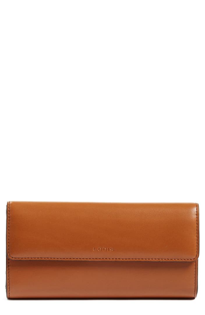 Lodis Audrey RFID Leather Checkbook Clutch Wallet (Nordstrom Exclusive ...