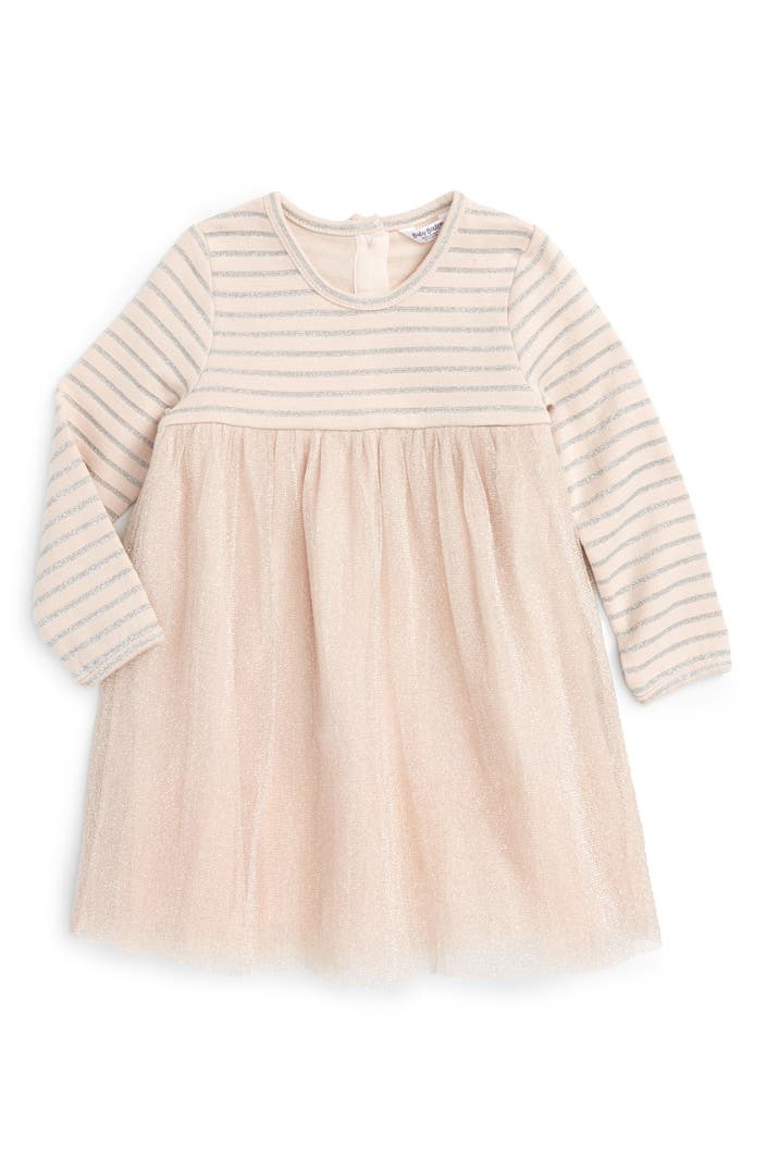 Mini Boden Sparkle Party Dress (Baby Girls & Toddler Girls) | Nordstrom