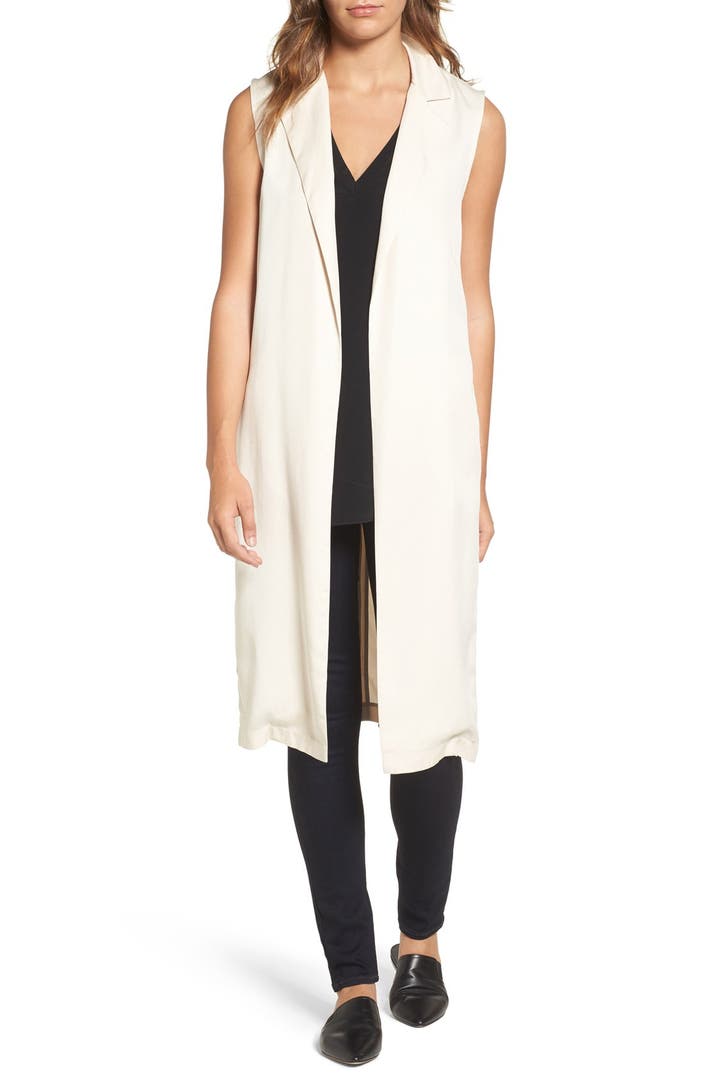 cupcakes and cashmere Ashford Long Vest | Nordstrom