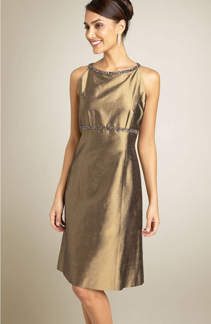 Jones New York Dress Silk Dupioni Dress | Nordstrom
