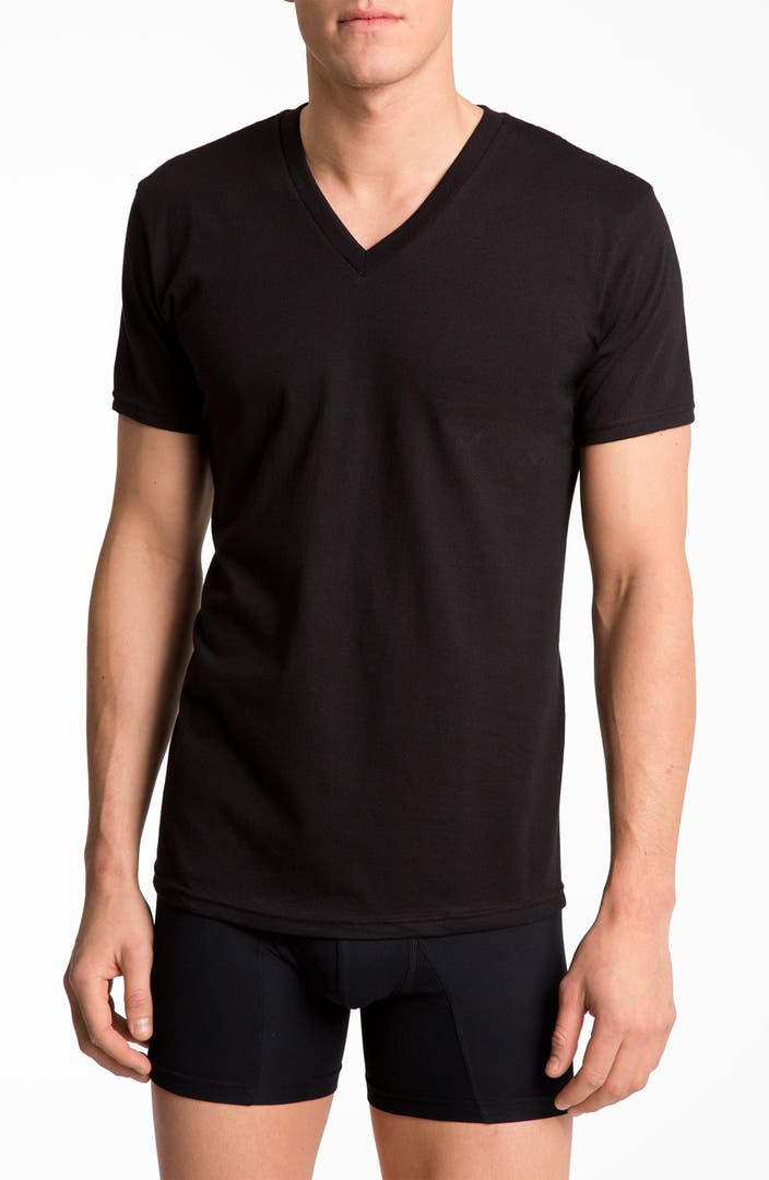 Calvin Klein Basic V-Neck T-Shirt (2-Pack) (Tall) | Nordstrom