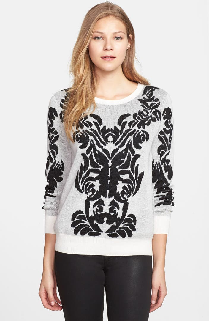 Max & Mia Mirror Print Sweater | Nordstrom