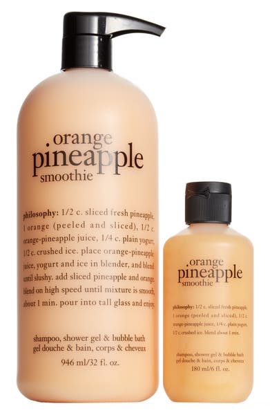Main Image - philosophy orange pineapple smoothie shampoo, shower gel & bubble bath duo ($39 Value)