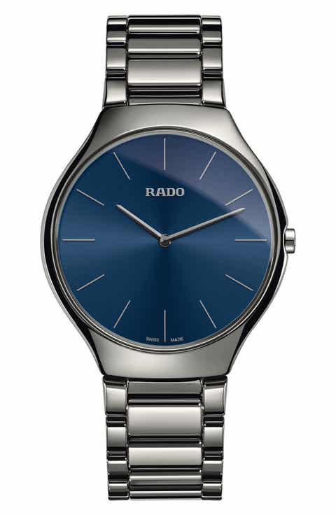 RADO True Thinline Ceramic Bracelet Watch, 39mm