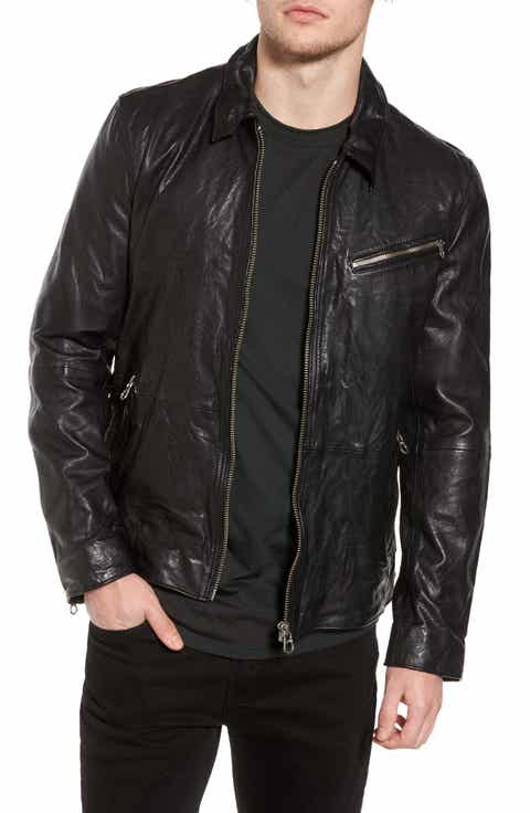 Men's Leather (Genuine) Coats & Men's Leather (Genuine) Jackets | Nordstrom