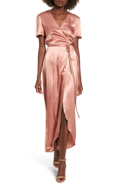 Main Image - WAYF Gwyneth Wrap Maxi Dress