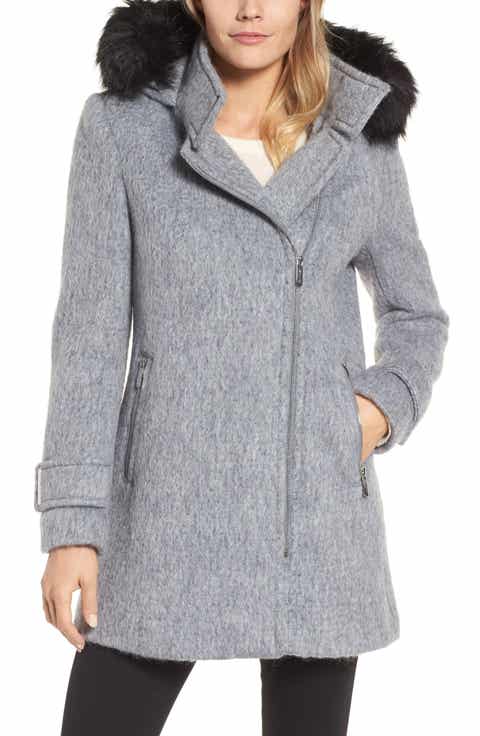 Women's Grey Wool & Wool-Blend Coats | Nordstrom