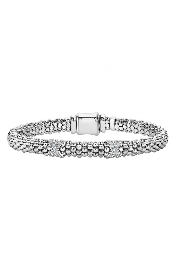 Lagos 'Signature Caviar' Diamond Rope Bracelet (Online Only) | Nordstrom