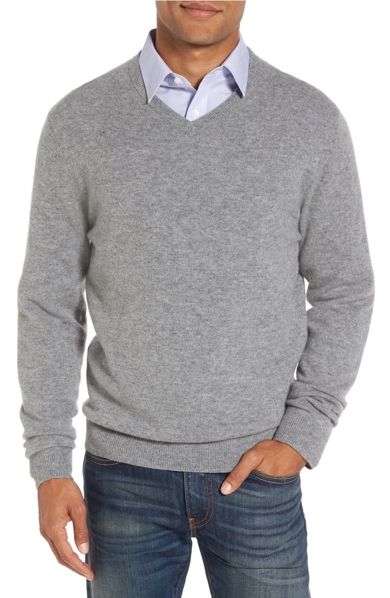 Nordstrom Men's Shop Cashmere V-Neck Sweater | Nordstrom