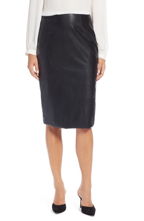 LEATHER PENCIL SKIRT | Nordstrom