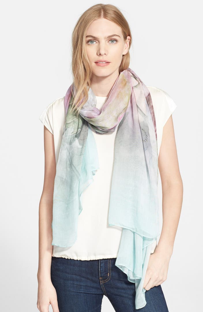 Ted Baker London 'Pure Peony' Blanket Scarf | Nordstrom