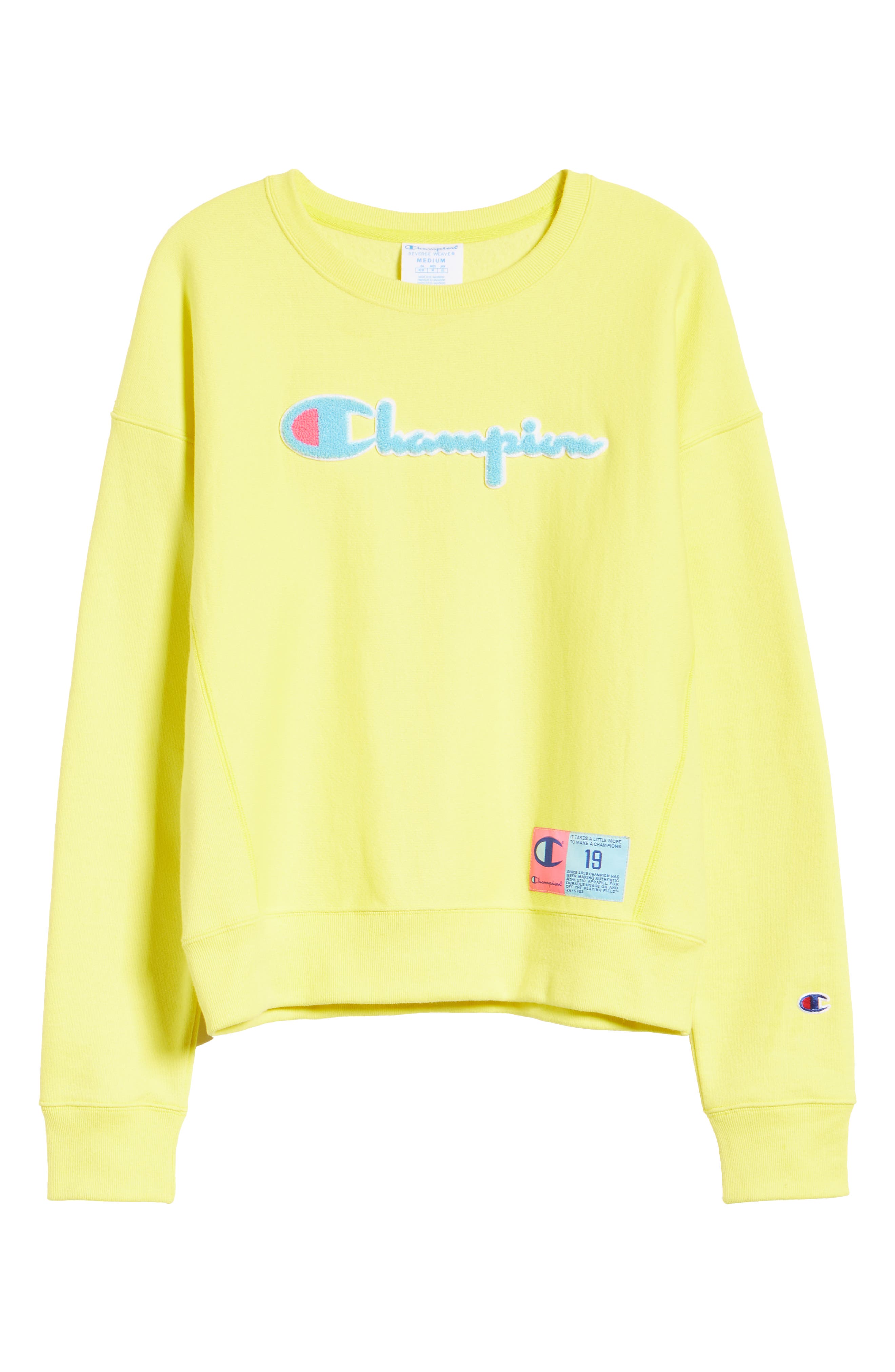 baby yellow champion sweatshirt