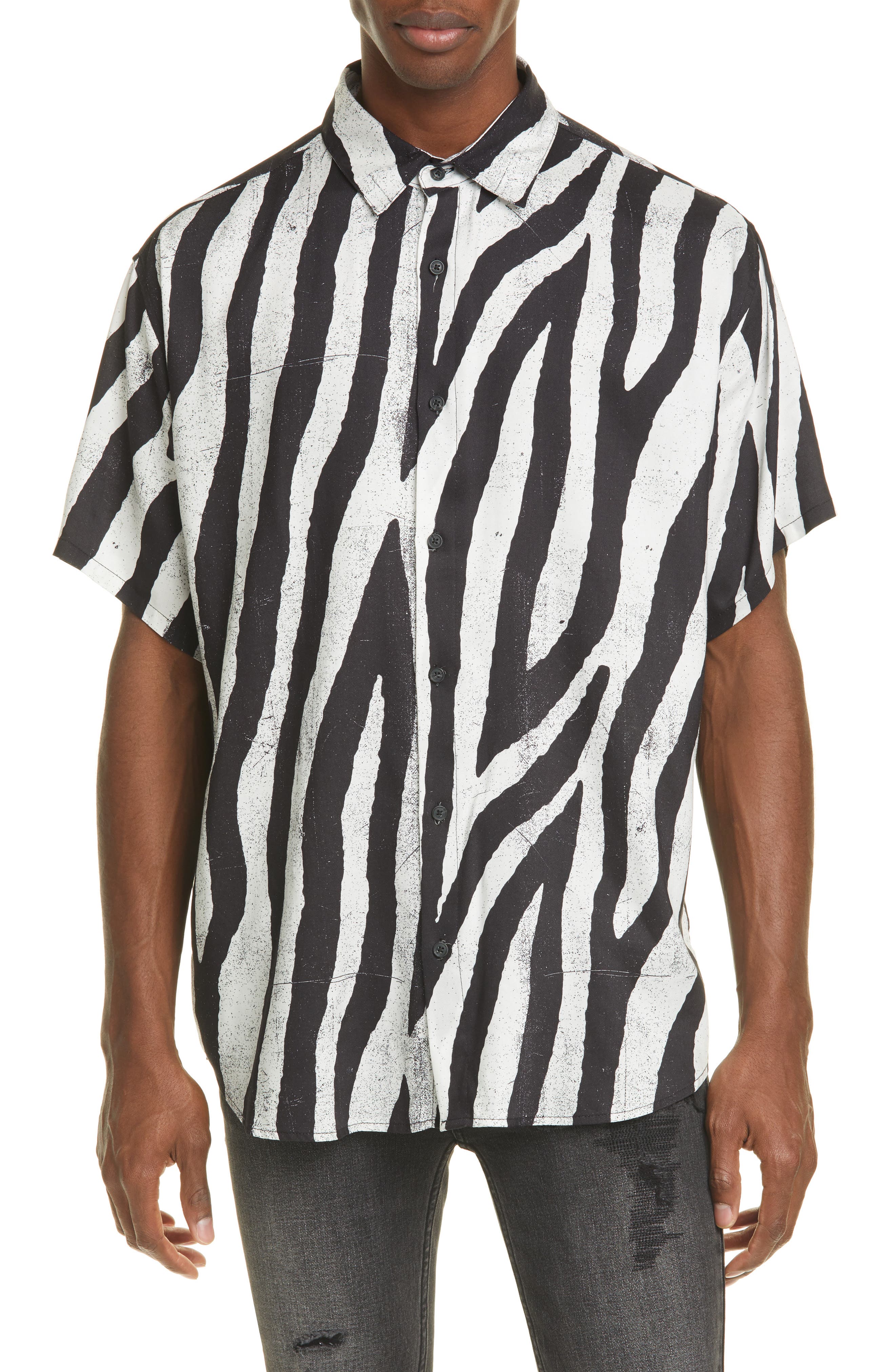tiger print shirt mens