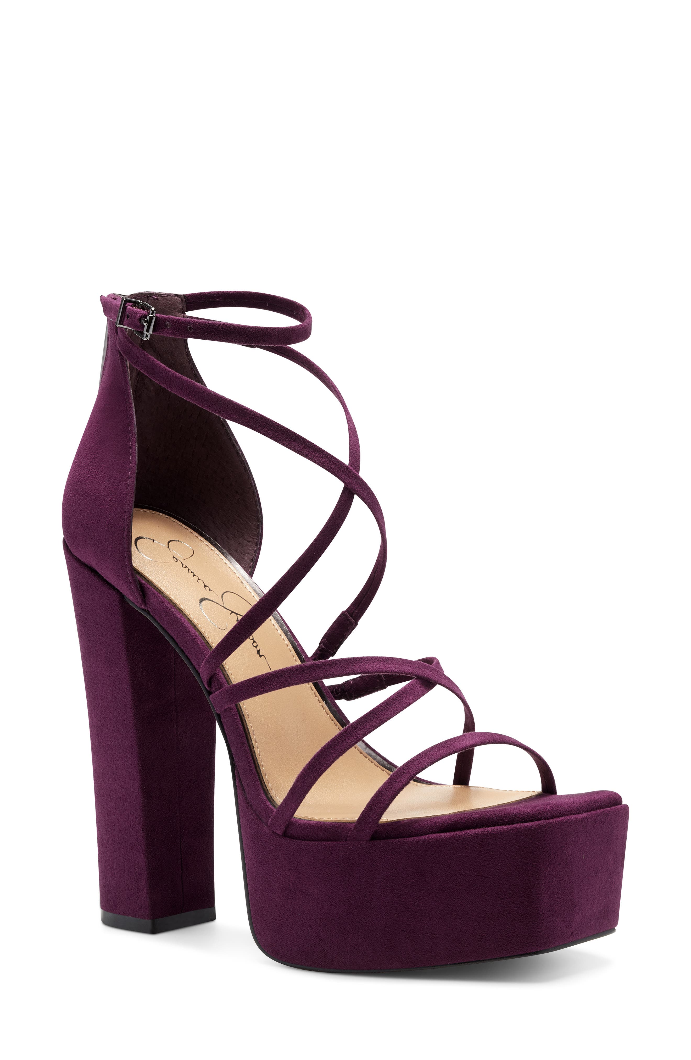 light purple block heels