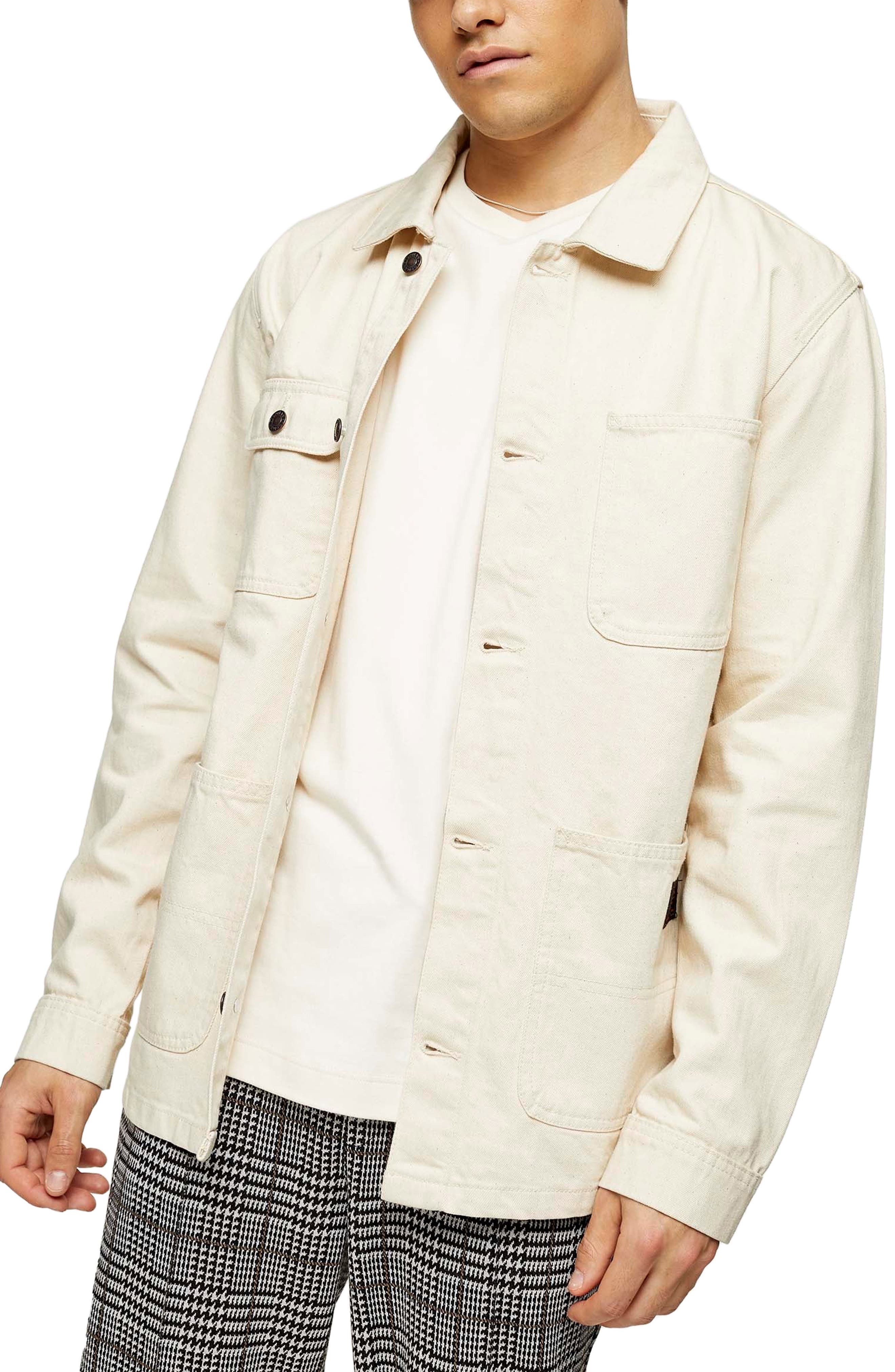 cream jean jacket
