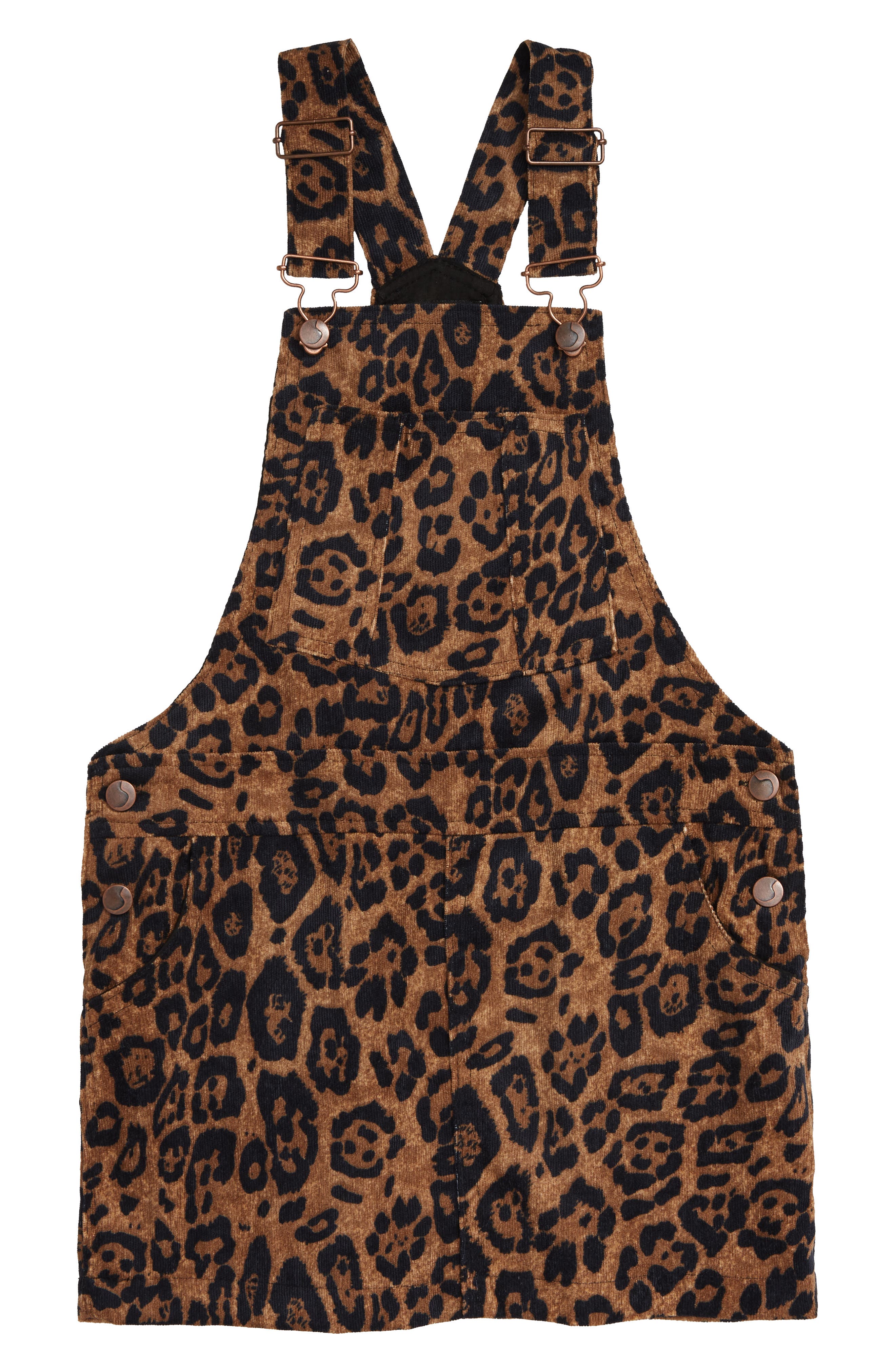 leopard print kids dress