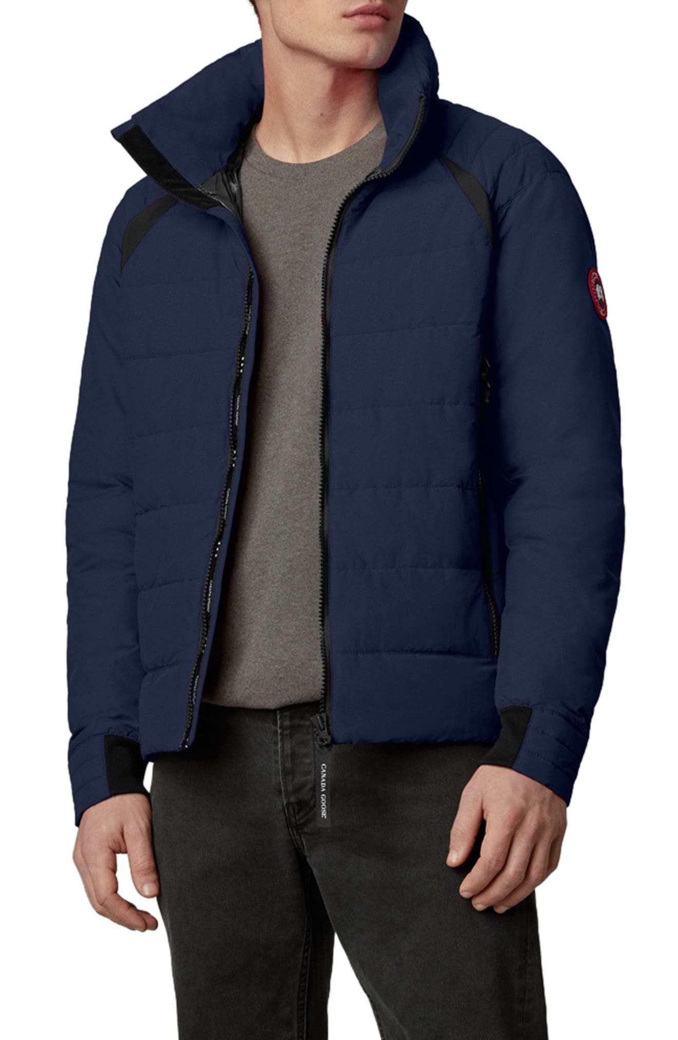 asics men's weather resistant quilted duck down jacket