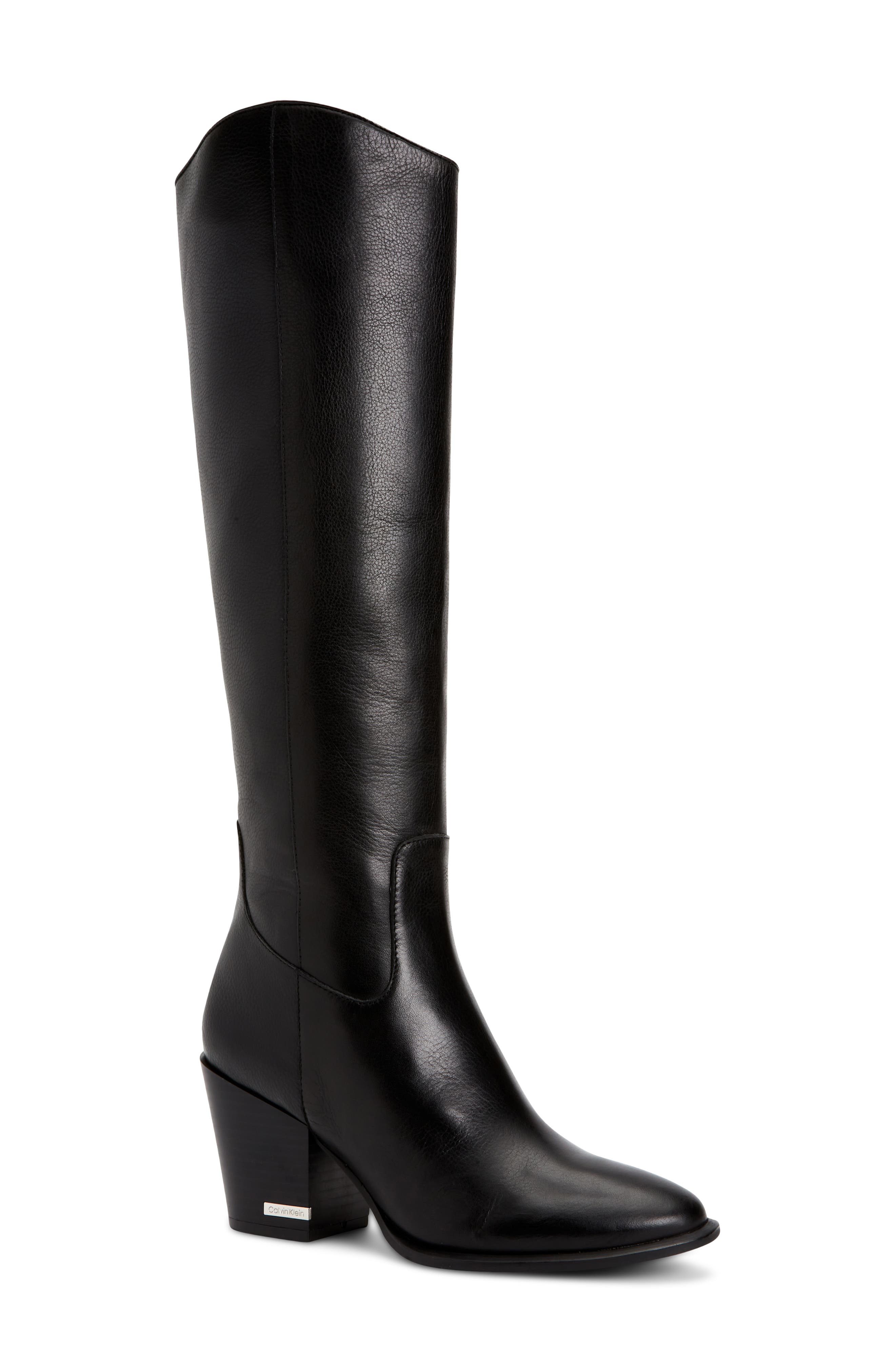calvin klein 25w39nyc black boots