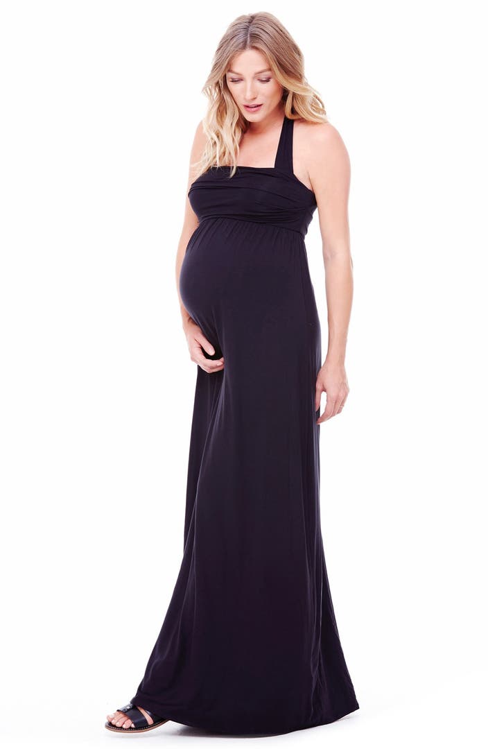 Ingrid & Isabel® Convertible Maxi Maternity Dress | Nordstrom