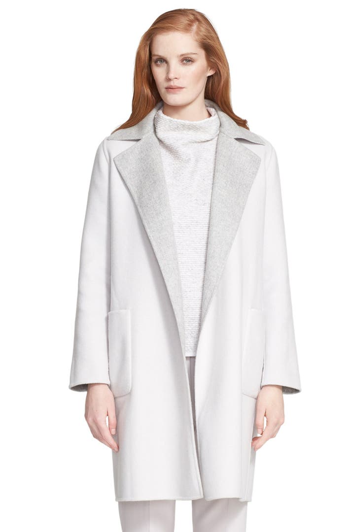 Max Mara 'Visone' Reversible Wool & Angora Wrap Coat with Belt | Nordstrom