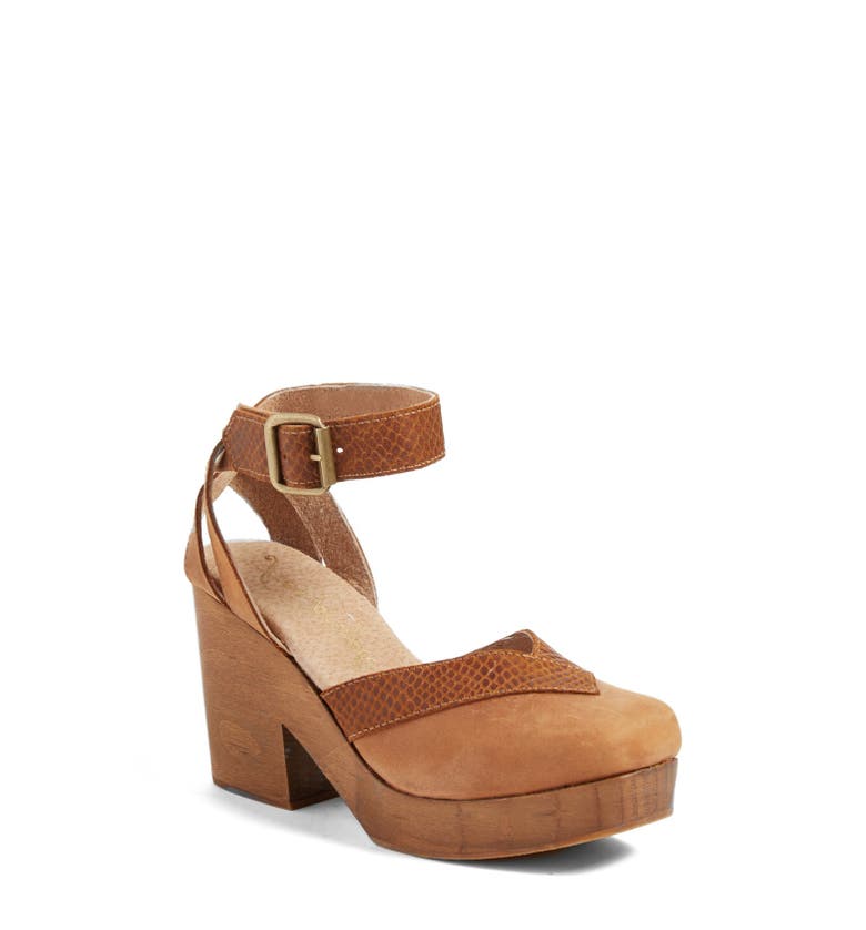 Free People 'Walk This Way' Ankle Strap Clog Sandal (Women) | Nordstrom