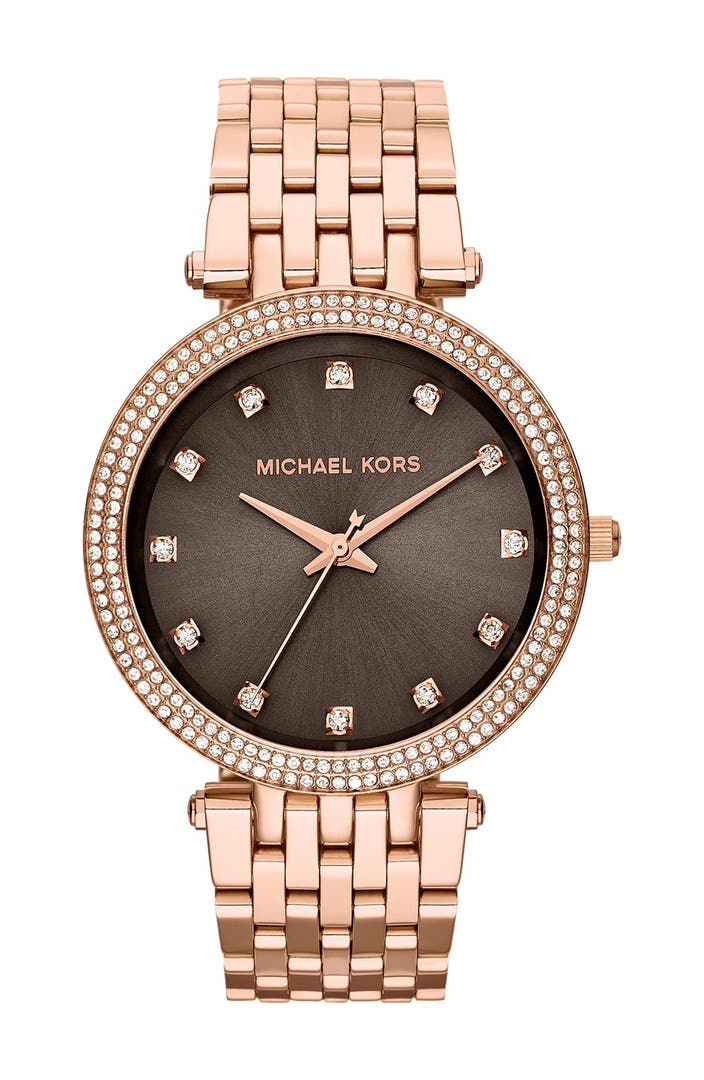 Michael Kors 'Darci' Crystal Bezel Bracelet Watch, 39mm | Nordstrom