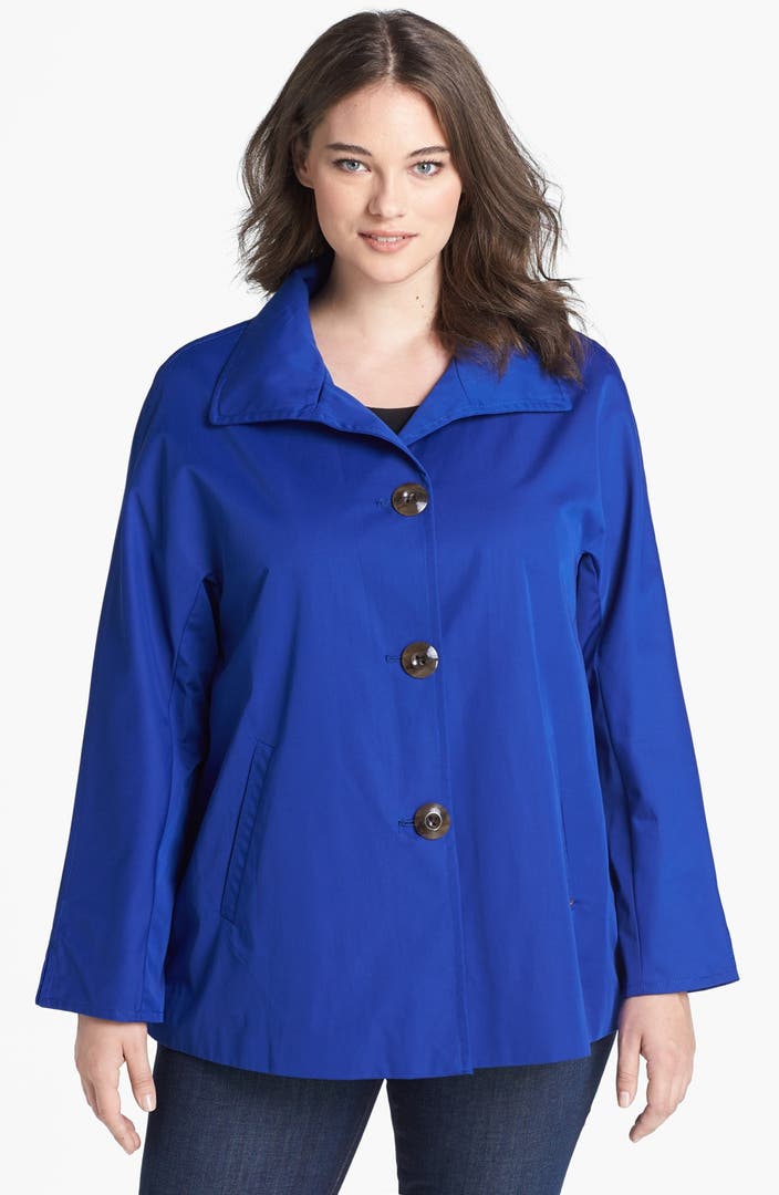 Ellen Tracy 'Signature' Rain Jacket (Plus Size) | Nordstrom