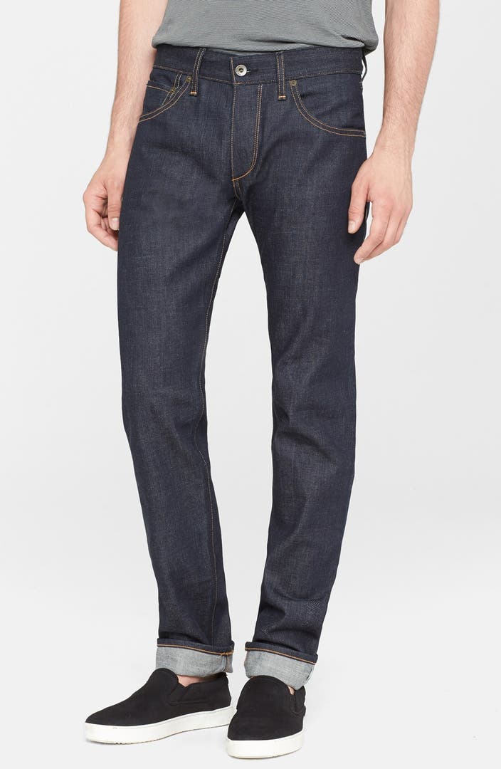rag & bone Standard Issue Fit 2 Slim Fit Raw Selvedge Jeans (Indigo ...