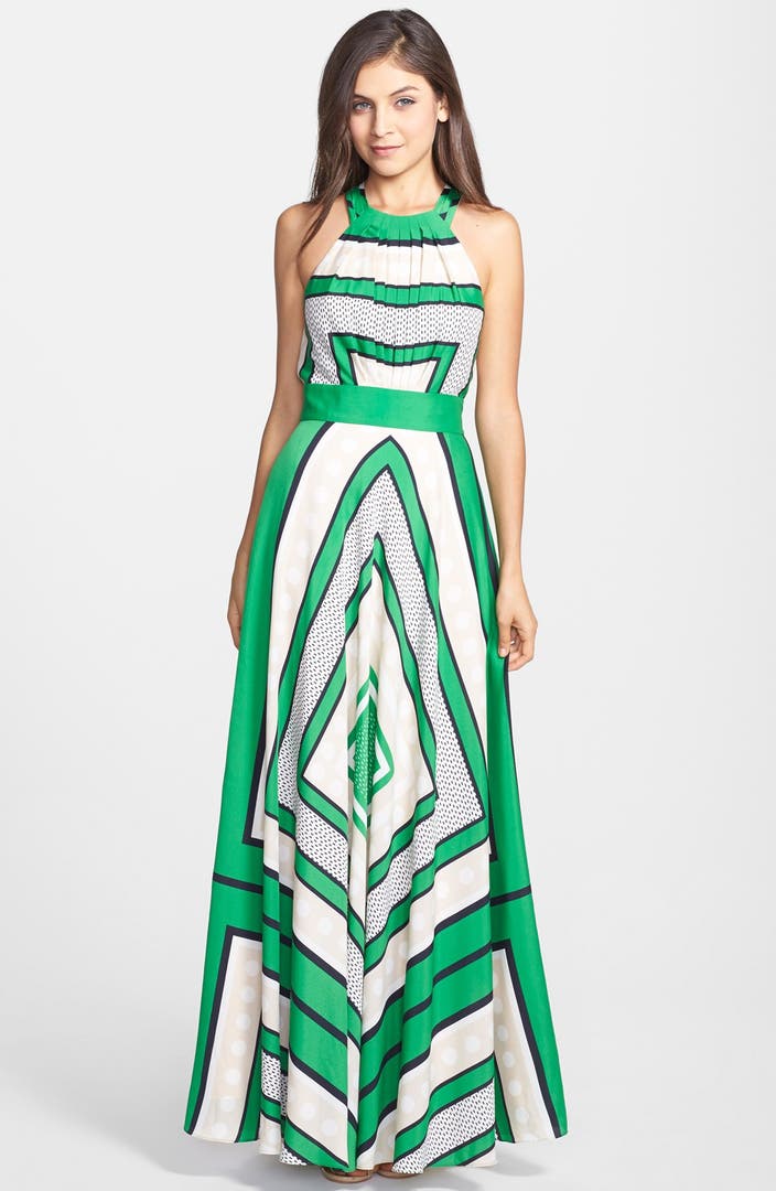 Eliza J Scarf Print Woven Maxi Dress | Nordstrom