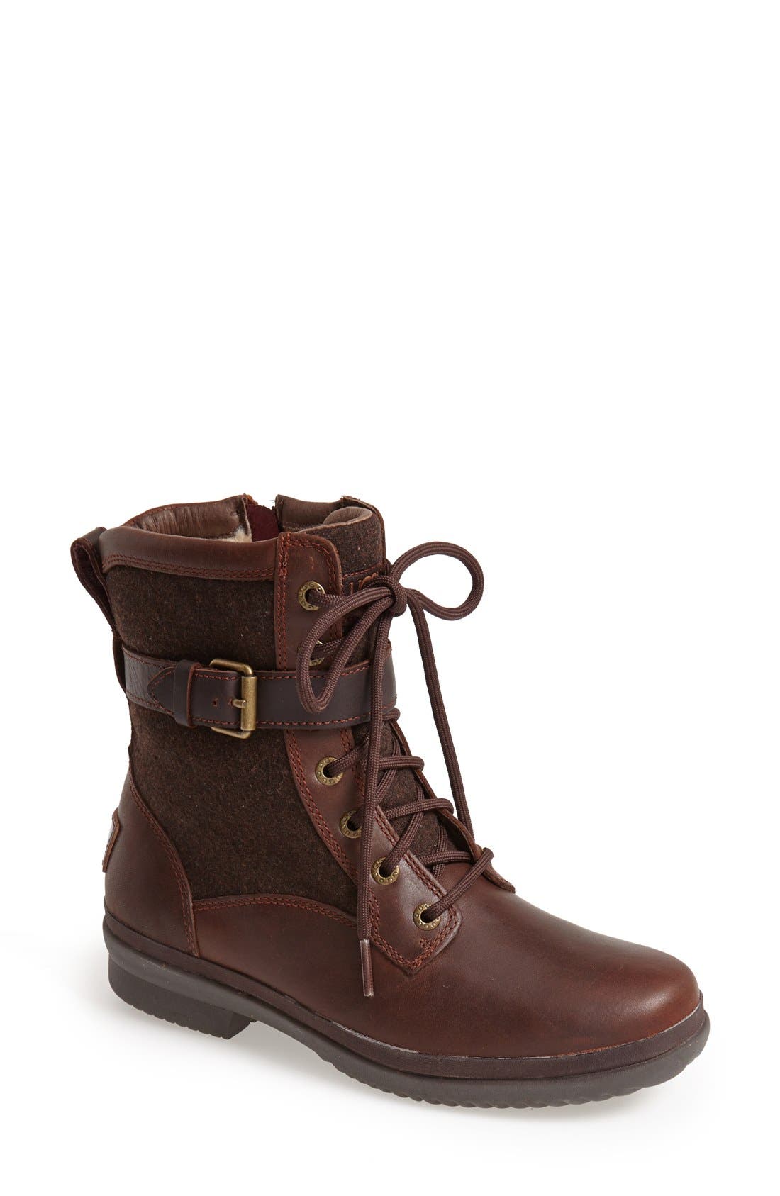 womens leather winter ankle boots