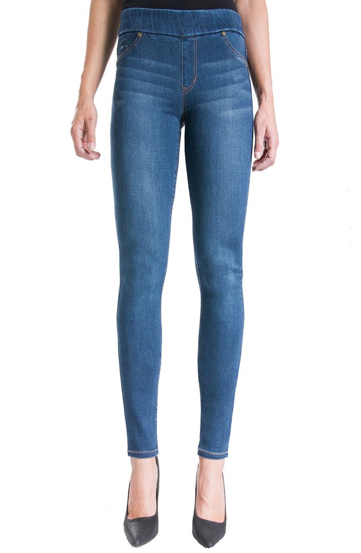 Liverpool Jeans Company Sienna Mid Rise Soft Stretch Denim Leggings ...