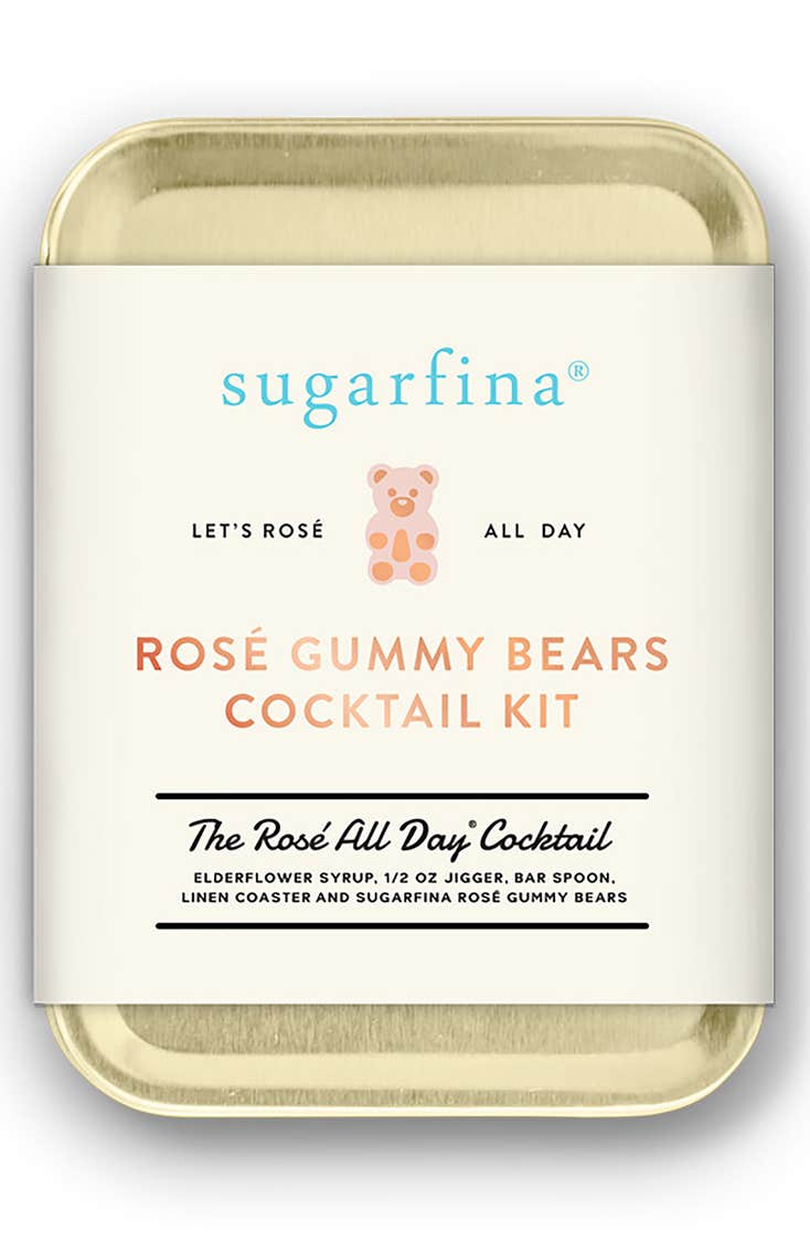 The Sugarfina Champagne Cocktail Carry On Kit
