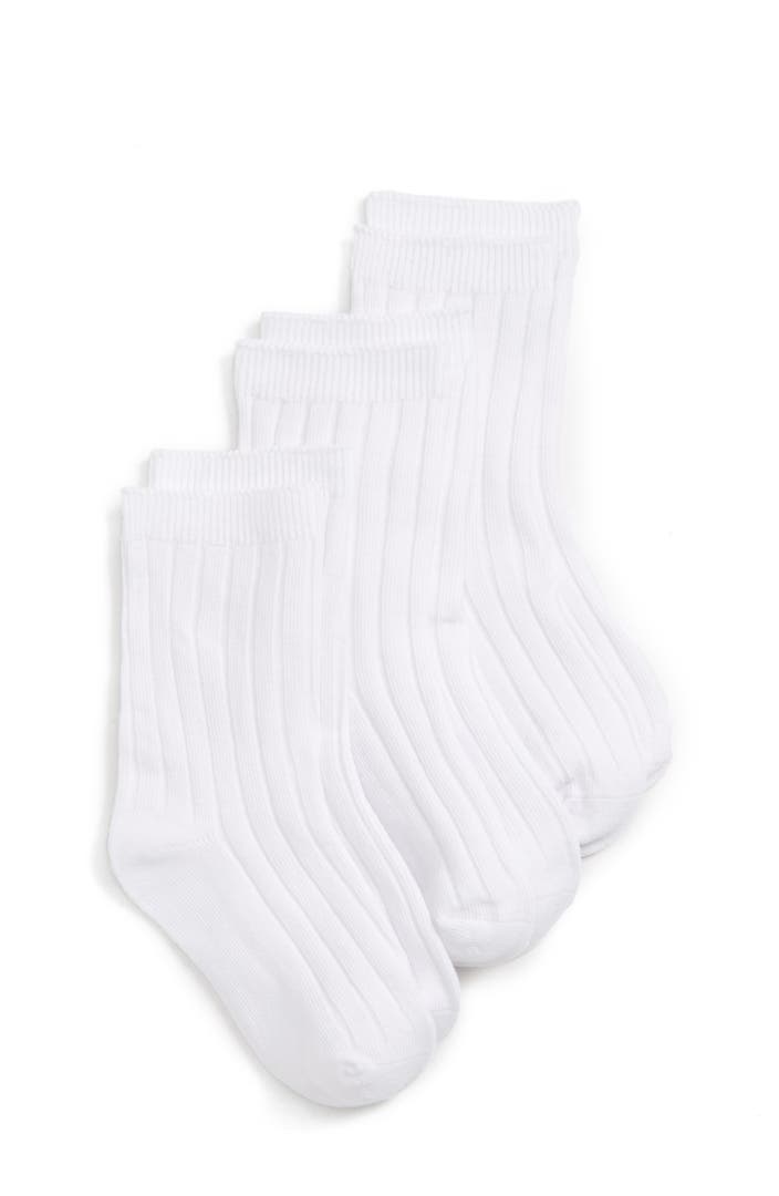 Nordstrom 3-Pack Dress Socks (Toddler Boys, Little Boys & Big Boys ...