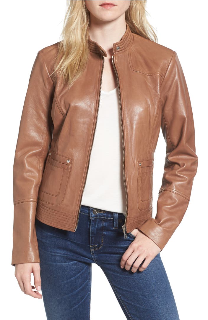 Bernardo Leather Moto Jacket | Nordstrom