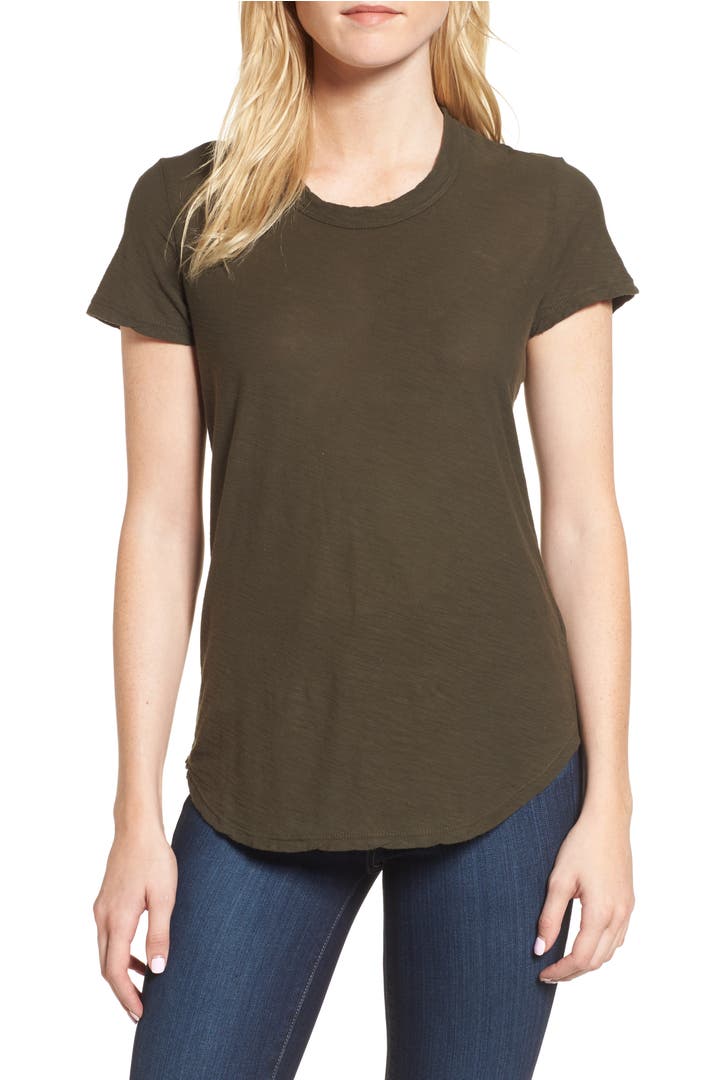 James Perse Sheer Slub Crewneck Tee | Nordstrom