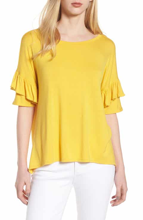 Women's Yellow Tops & Tees | Nordstrom