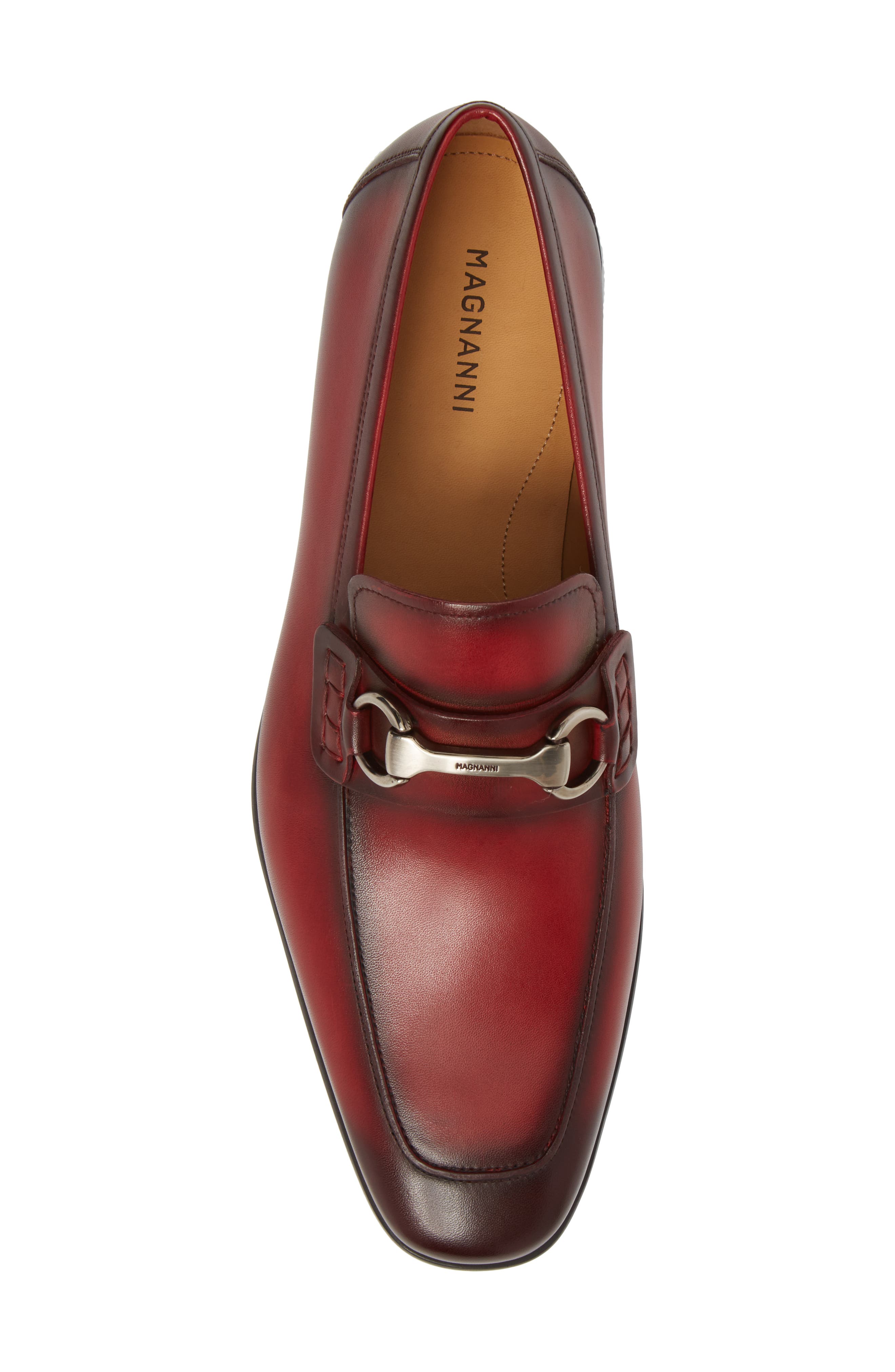 Red Bit Loafer Charm: Magnanni's Rafa II in Red