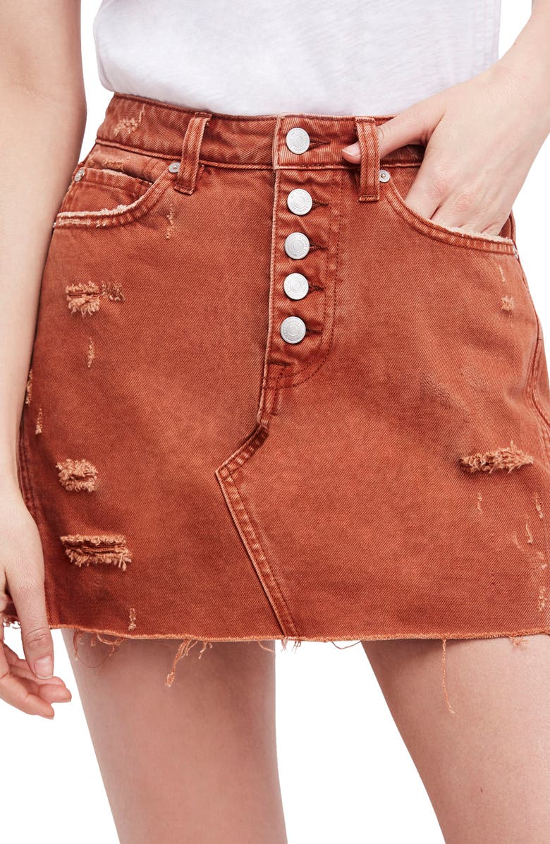  Denim A-Line Skirt | Nordstrom
