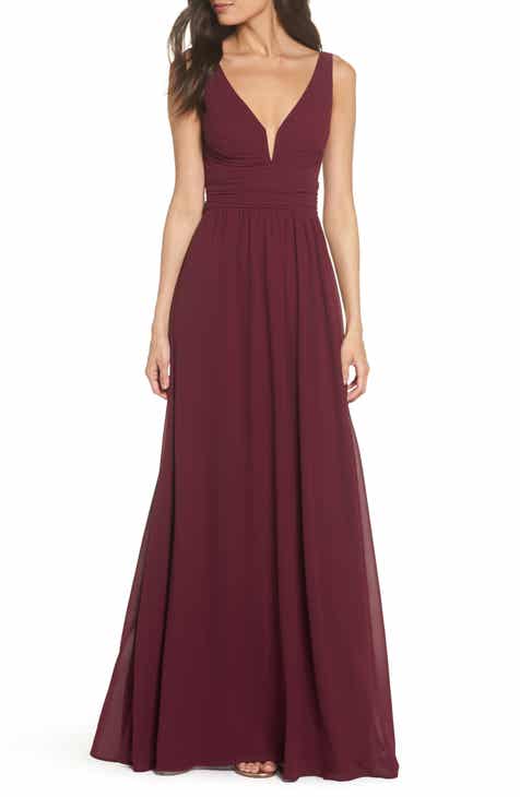  burgundy  dresses  for women  Nordstrom