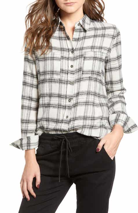 Women's Plaid Tops, Blouses & Tees | Nordstrom