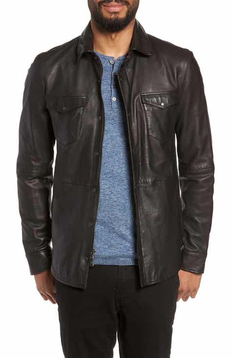 Men's Leather (Genuine) Coats & Men's Leather (Genuine) Jackets | Nordstrom