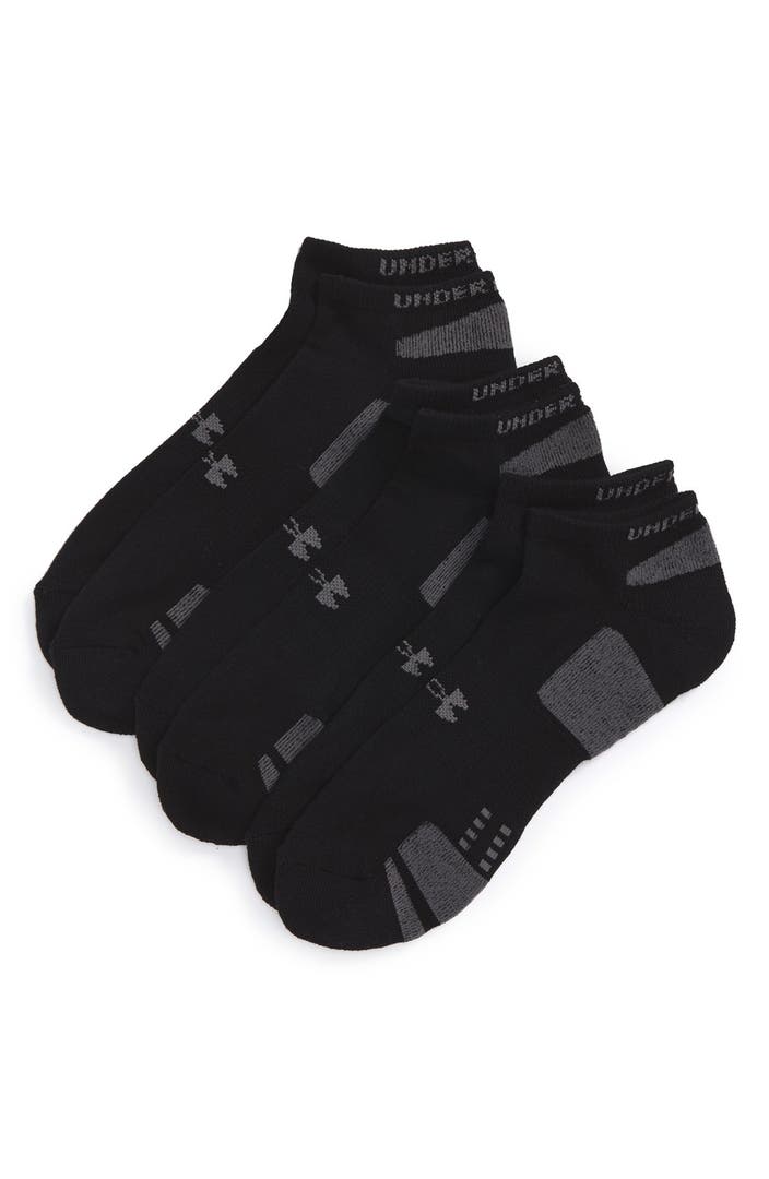 Under Armour HeatGear® 'Trainer' No-Show Socks (3-Pack) | Nordstrom