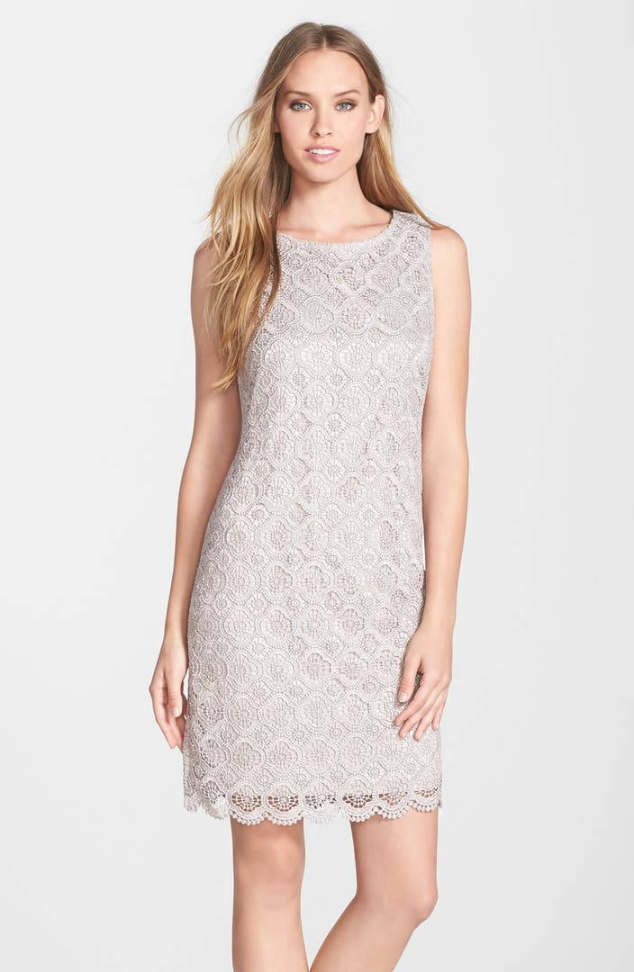 Vince Camuto Lace Sleeveless Shift Dress | Nordstrom
