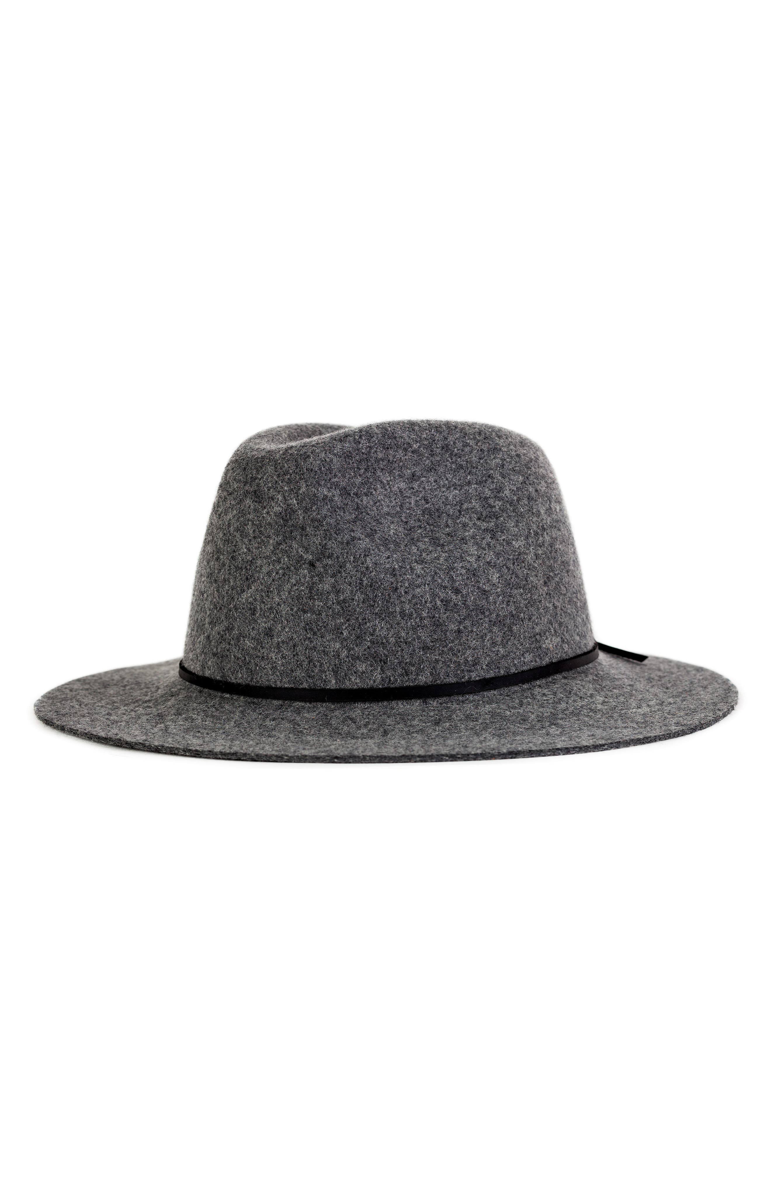 ladies grey hat
