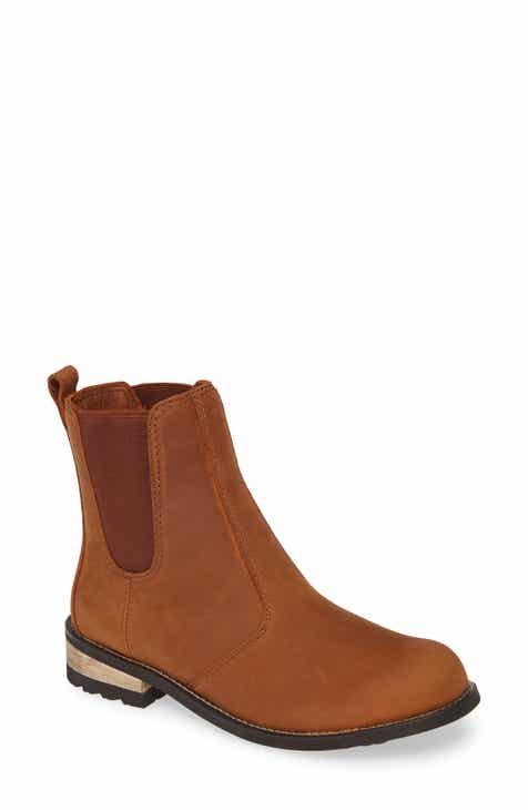 brown leather bootie | Nordstrom