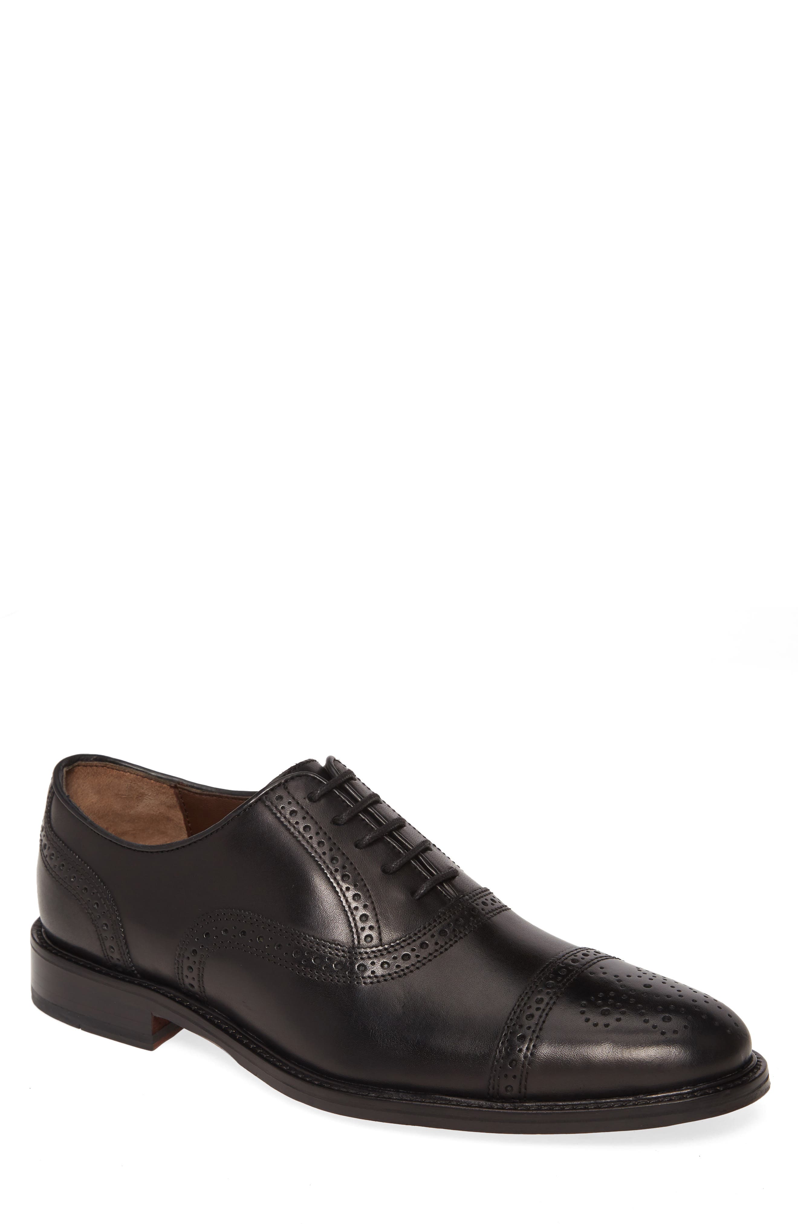 mens black dress shoes with gold accents