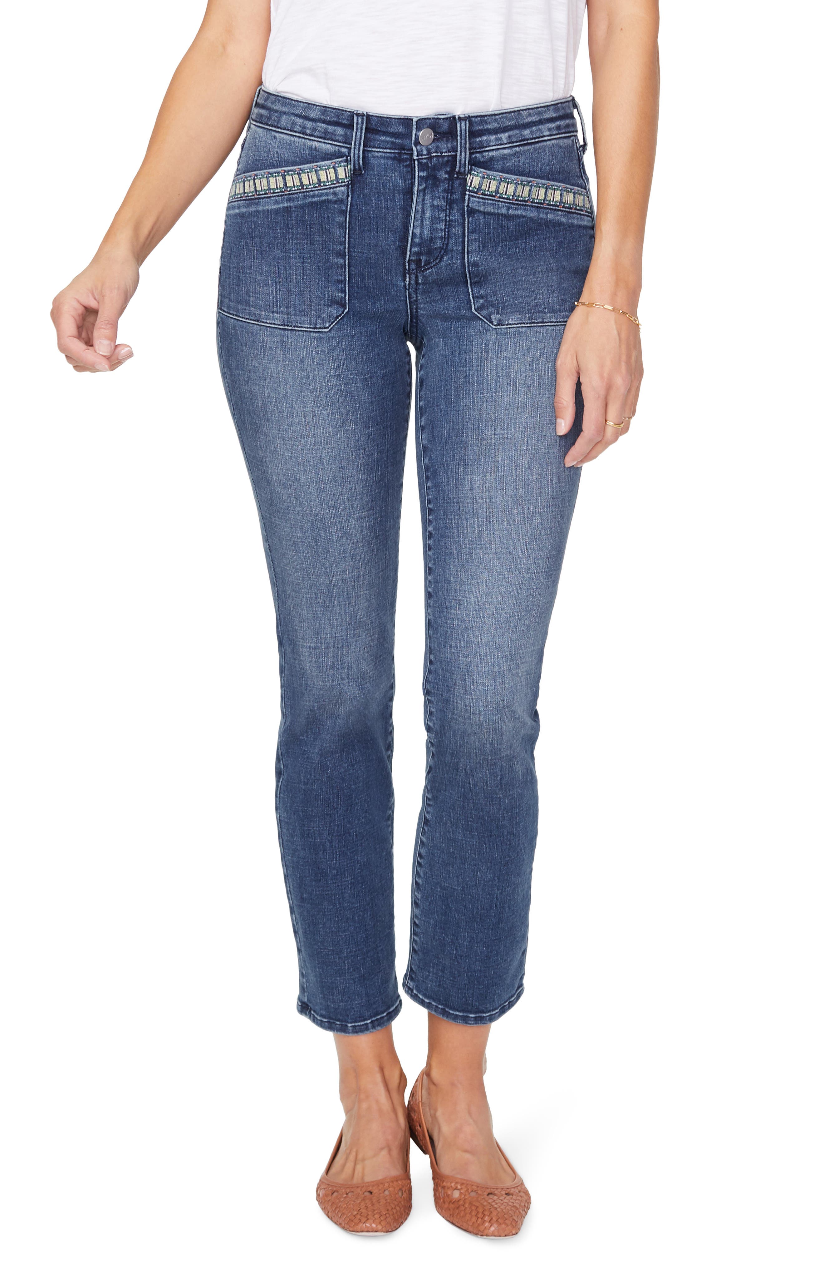 women's embroidered jeans sale
