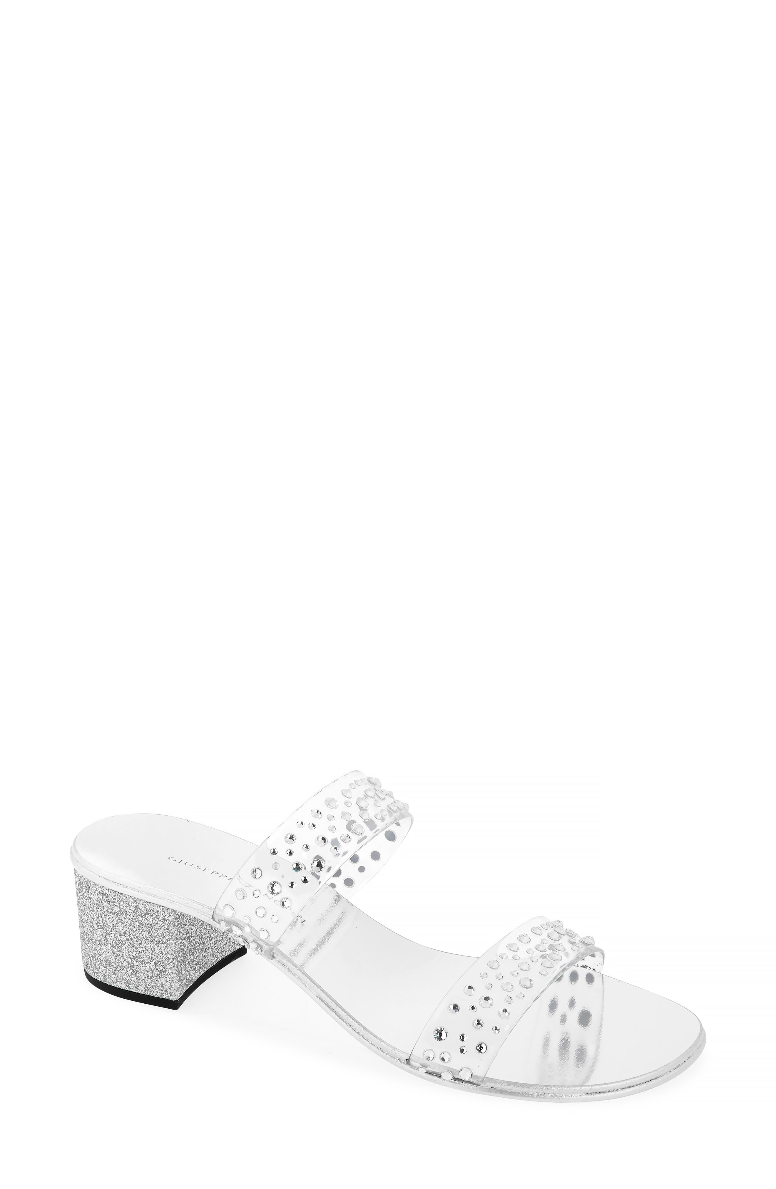 white giuseppe heels
