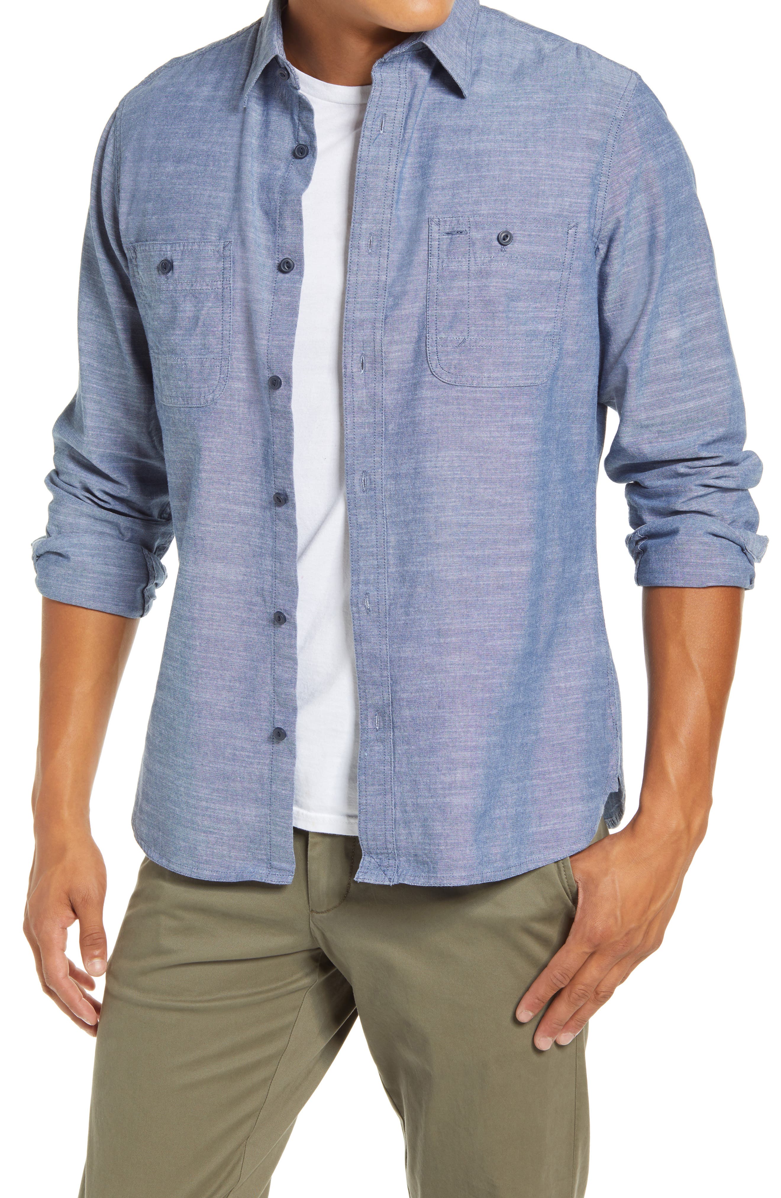 chambray shirt business casual