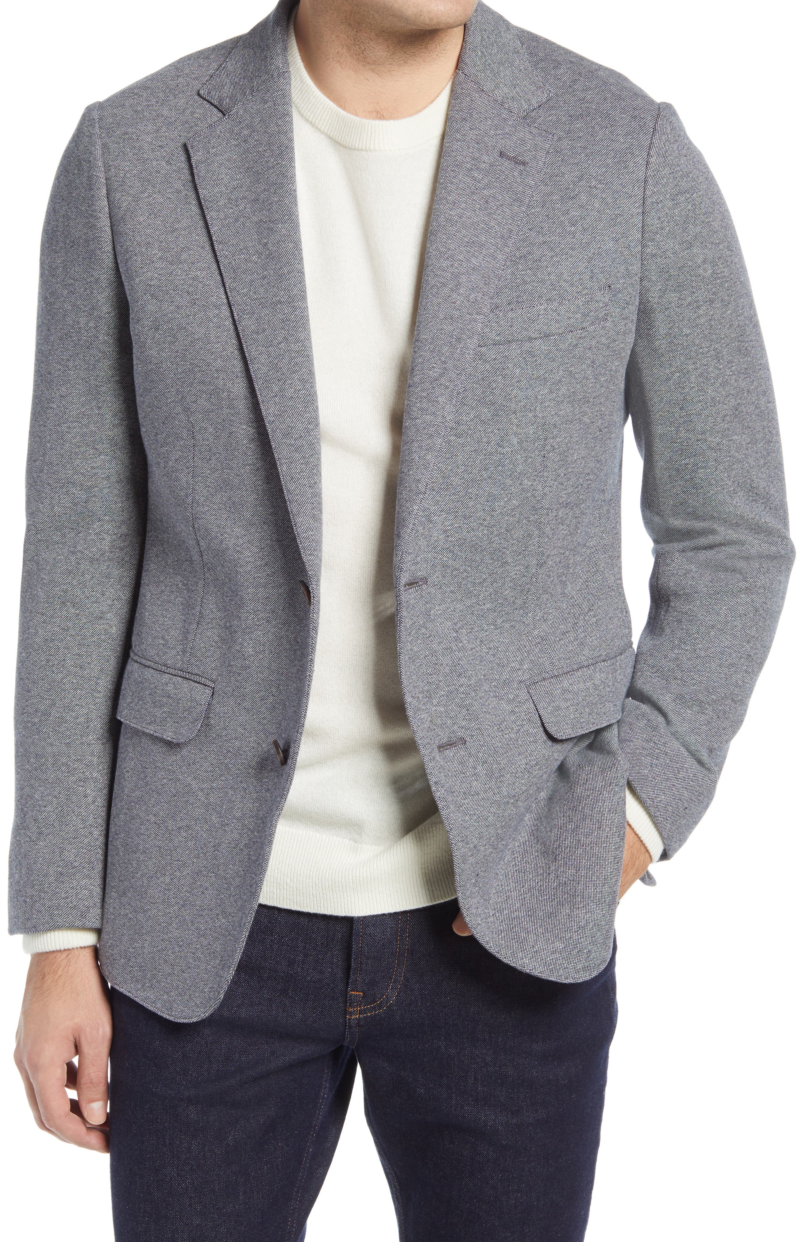 casual cotton blazer